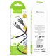USB кабель HOCO X109 USB - Type-C SILICONE 3A, 1 метр, чорний