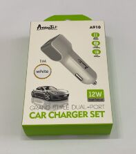 Автомобільний зарядний пристрій Avantis A910 Grand Style 2.4A Білый