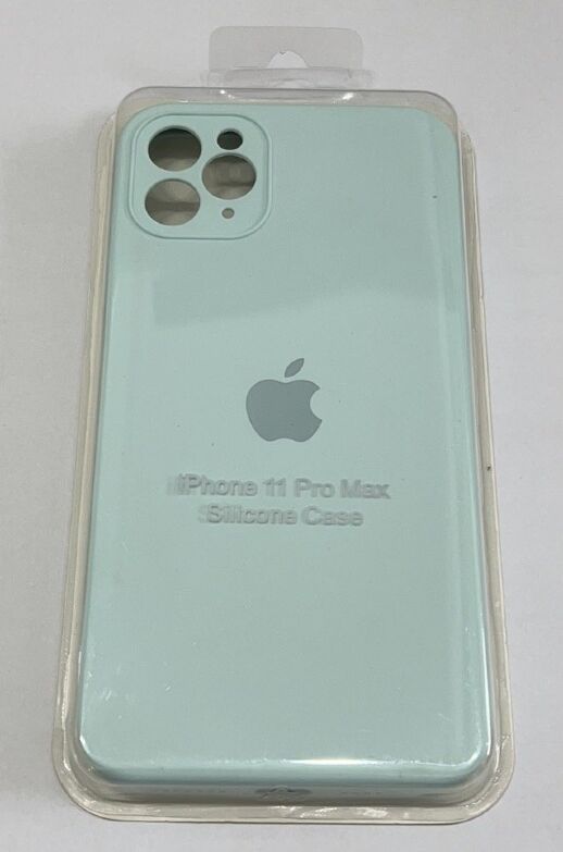 Чохол Silicone Case Copy Apple iPhone 11 Pro Max Square Light Turquoise, 26