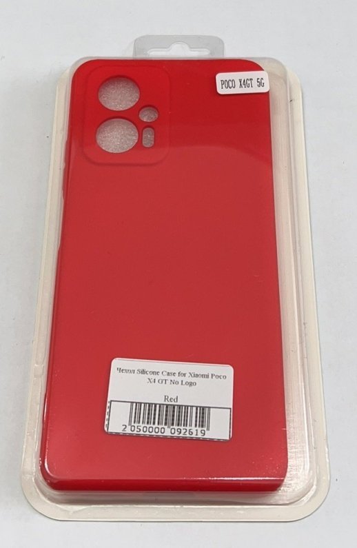 Чохол Silicone Case for Xiaomi Poco X4 GT No Logo Red