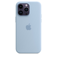 Silicone Case Original With MagSafe and Splash Screen Apple iPhone 14 Pro Sky