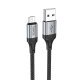 USB кабель HOCO X102 USB - micro USB, 1 метр, чорний