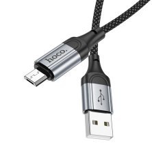 USB кабель HOCO X102 USB - micro USB, 1 метр, чорний