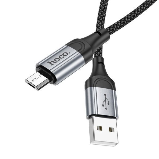 USB кабель HOCO X102 USB - micro USB, 1 метр, чорний