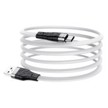 USB кабель HOCO X53 Angel Silicone USB - Type-C 1м, БІЛИЙ
