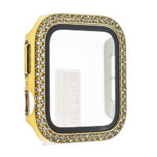 Накладка із захисним склом та стразами APPLE WATCH ЗОЛОТО 38mm