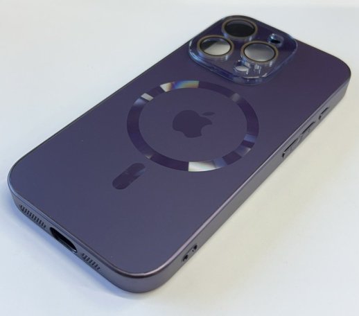 Чехол AG-ACRYLICS Magsafe for Apple Iphone 15 Pro Blue Titanium