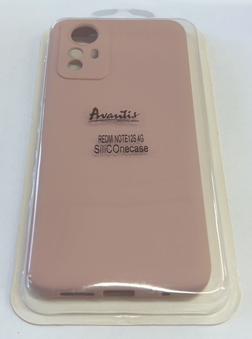Avantis Full Silicone case Xiaomi Redmi Note 12S 4G Pink Sand