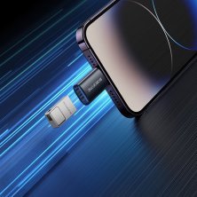 Переходник OTG Borofone BV26 Lightning - USB 2.0 (черный)