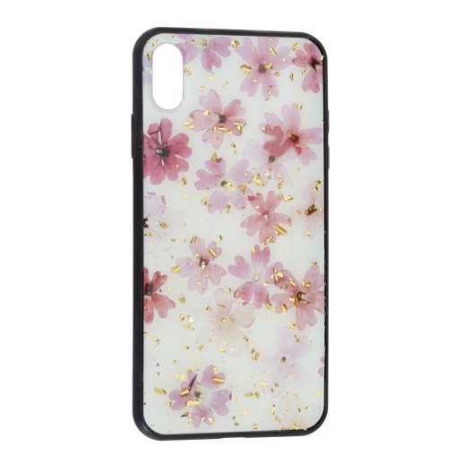 Накладка Glue Case Квіти для Apple iPhone Xs Max Цветы