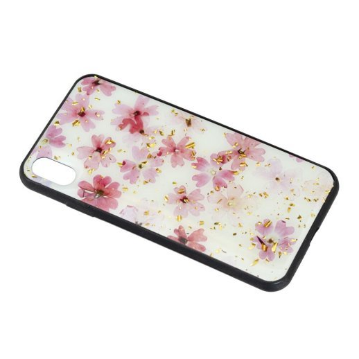 Накладка Glue Case Квіти для Apple iPhone Xs Max Цветы