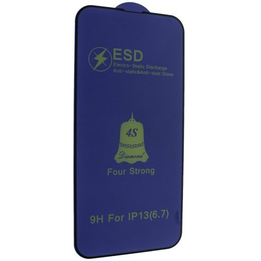 Захисне скло 4S DIAMOND ESD FOUR STRONG APPLE iPhone 14 PLUS / 13 PRO MAX 6,7"