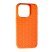 Накладка Leather Case Weaving для Apple iPhone 15 Pro Orange
