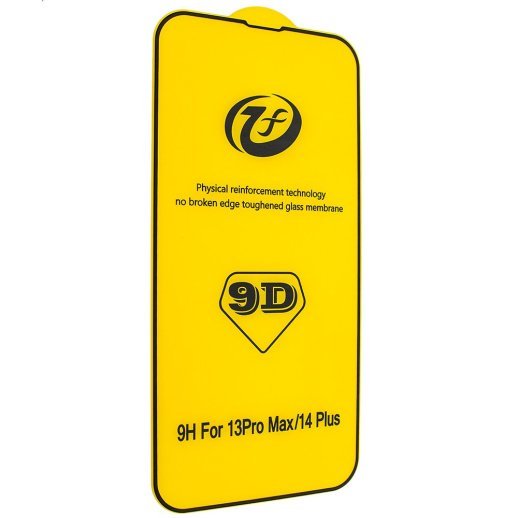 Захисне скло 9D GOOD QUALITY для APPLE iPhone 14 PLUS / 13 PRO MAX ЧОРНИЙ