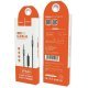 Кабель AUX HOCO UPA04 + Микрофон 3 pin (1М) (серый)