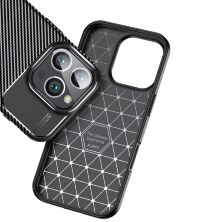 Накладка Tpu Carbon для Apple iPhone 16 Pro Black