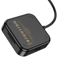 Конвертор HOCO HB38 7в1 TYPE-C (HDMI 4K + USB 3.0 + 2*USB 2.0 + SD / MicroSD + Type-C PD 100W), 20 см