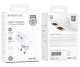 Мережевий зарядний пристрій BOROFONE BA76A 2*Type-C PD 35W, білий