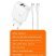 Мережевий зарядний пристрій WUW T64 GaN TYPE-C PD 30W | USB + USB кабель Type-C - Type-C