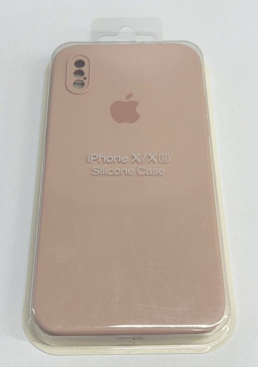 Чохол Silicone Case Copy Apple iPhone X / Xs Square Pink Sand, 15