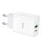 Мережевий зарядний пристрій HOCO NT9 TYPE-C PD 20W + USB QC 3.0, БІЛИЙ