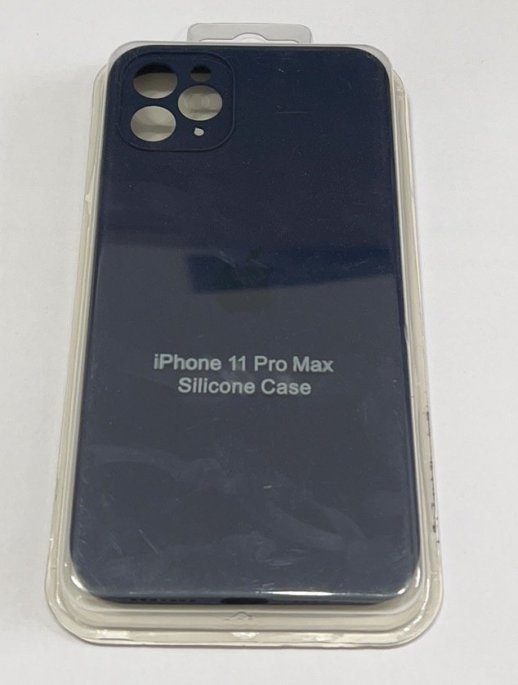 Чохол Silicone Case Copy Apple iPhone 11 Pro Max Square Midnight Blue, 17