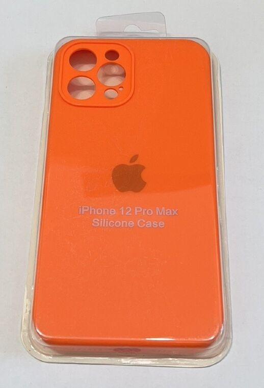 Чохол Silicone Case Copy Apple iPhone 12 Pro Max Square Bright Orange, 22