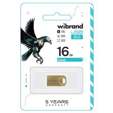 USB флеш 16Gb Wibrand Hawk GOLD 2.0