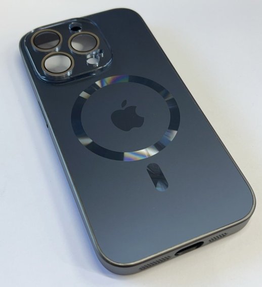 Чехол AG-ACRYLICS Magsafe for Apple Iphone 15 Pro Golden Titanium