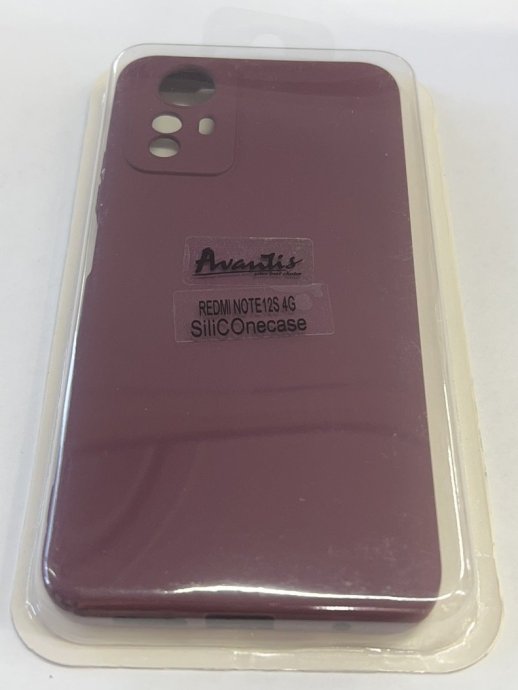 Avantis Full Silicone case Xiaomi Redmi Note 12S 4G Red