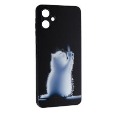 Накладка Fashion Mix для Samsung A06 White Cat