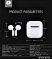 Бездротові навушники WUW R114 TWS Wireless earbuds