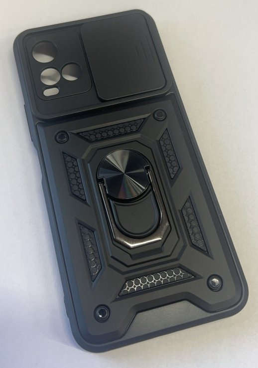 Armor Case With Curtain for vivo Y21 2021 Чорний