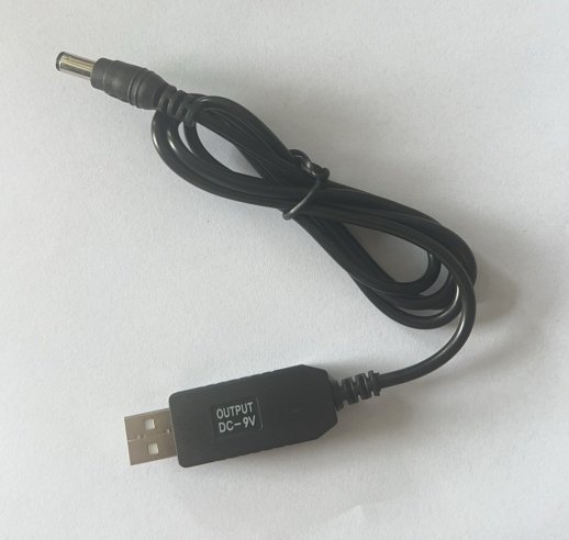 USB Cable DC Router 9v (T) Чорний