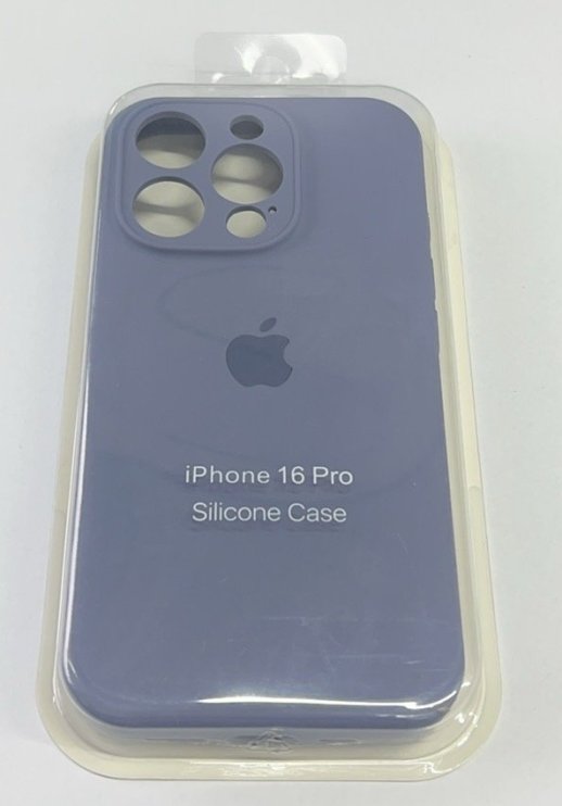 Чехол Silicone Case Copy Apple iPhone 16 Pro Square Lavender Grey 28