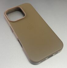 Чехол Leather Case Apple Iphone 16 Pro  MagSafe Taupe