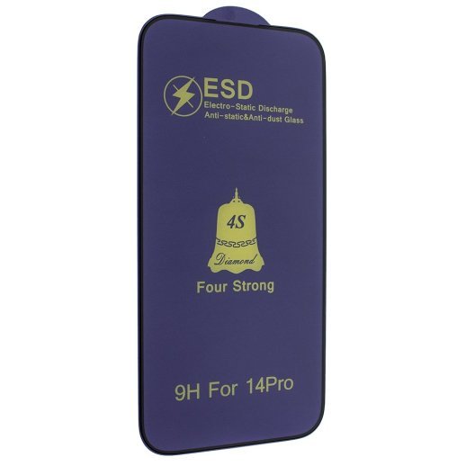 Захисне скло 4S DIAMOND ESD FOUR STRONG APPLE iPhone 14 PRO | 15 | 16