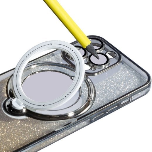 Накладка TPU With Stand для Apple iPhone 15 Pro Max Silver