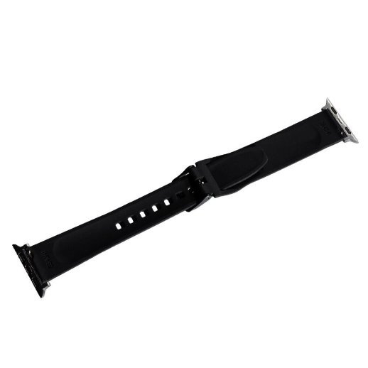 Ремінець Slim Ribbed Band для Apple Watch 42/44/45/49 mm Black