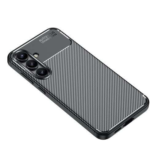 Накладка Tpu Carbon для Samsung S24 FE Black