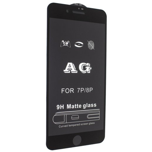 Захисне скло матове 11D 9H i-flexi FULL GLUE APPLE IPHONE 7 PLUS | 8 PLUS ЧОРНИЙ