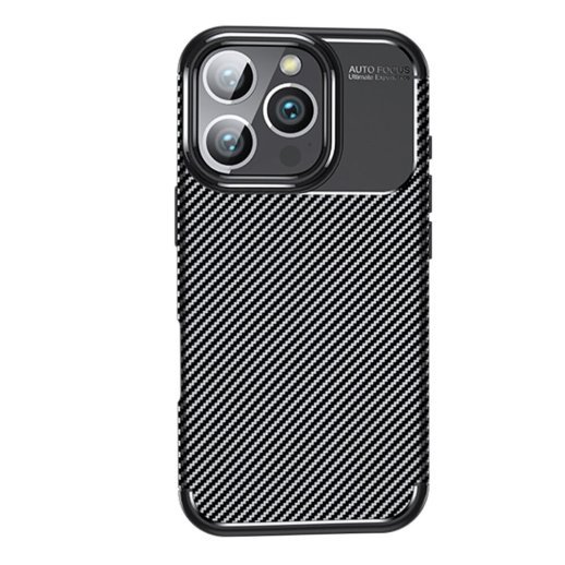 Накладка Tpu Carbon для Apple iPhone 16 Pro Max Black