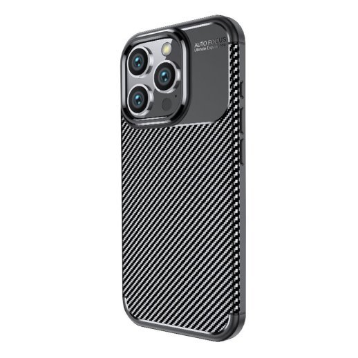 Накладка Tpu Carbon для Apple iPhone 16 Pro Max Black