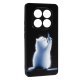 Накладка Fashion Mix для Xiaomi Redmi Note 14 Pro Plus (5G) White Cat