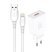 Мережевий зарядний пристрій WUW T66 2A + USB кабель Lightning