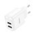Мережевий зарядний пристрій HOCO C141A 2*USB 2.4A, білий