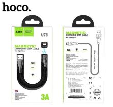 USB кабель HOCO U75 магнiтний USB - Lightning 1.20M ЧОРНИЙ