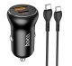 Автомобільний зарядний пристрій HOCO NZ5 TYPE-C PD 30W / USB QC3.0 + кабель Type-C-Type-C, чорний