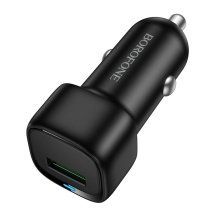 Автомобільний зарядний пристрій BOROFONE BZ34 QC3.0, ЧОРНИЙ