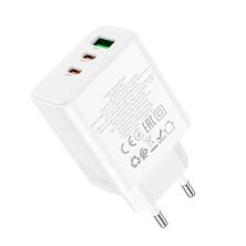 Мережевий зарядний пристрій HOCO C126A TYPE-C PD 40W + QC3.0, БІЛИЙ